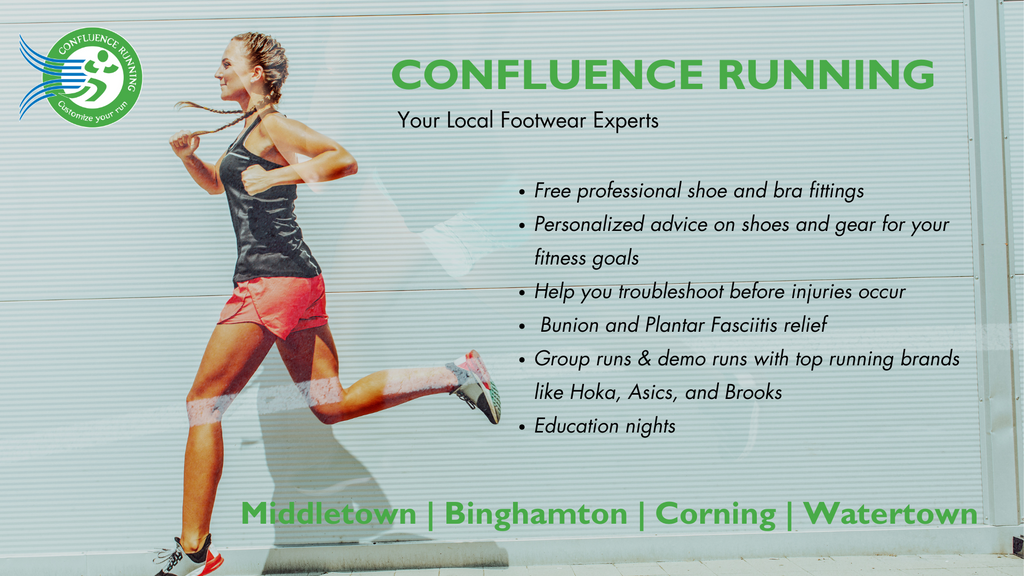 confluence running welcome campaign banner local footwear running shoe store near me