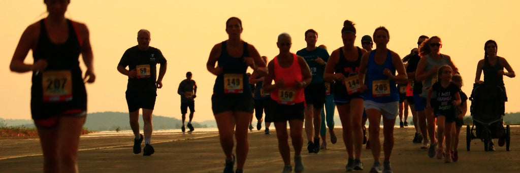 sunset runway 5k photo at the greater binghamton airport