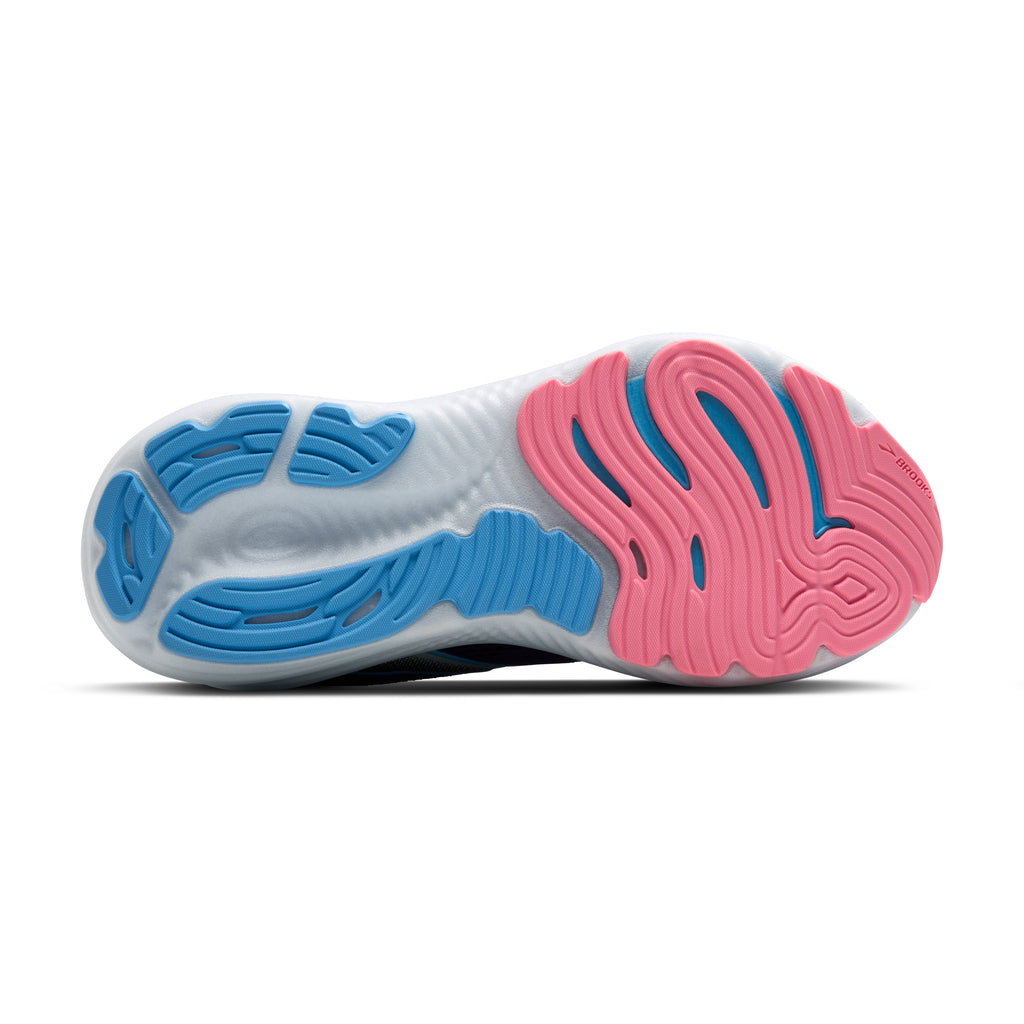 Women's Brooks Glycerin 22. Blue upper. White midsole. Top view.