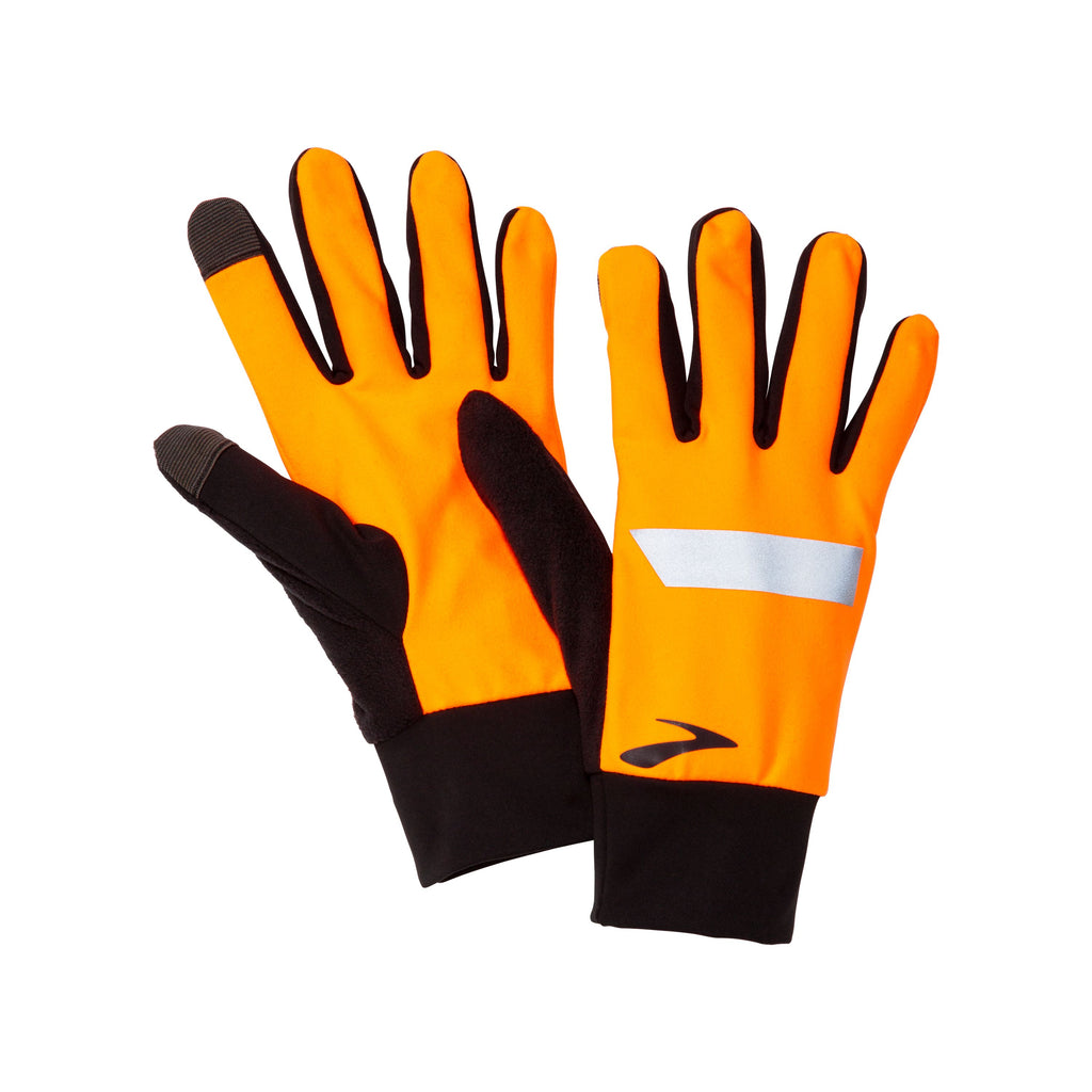 Brooks Fusion Midweight Glove 2.0. Orange/Black.