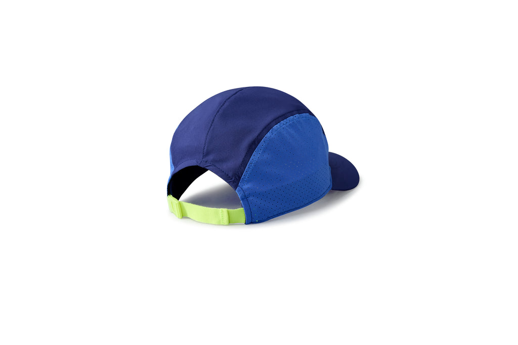 Brooks Journey Hat. Blue. Rear view.