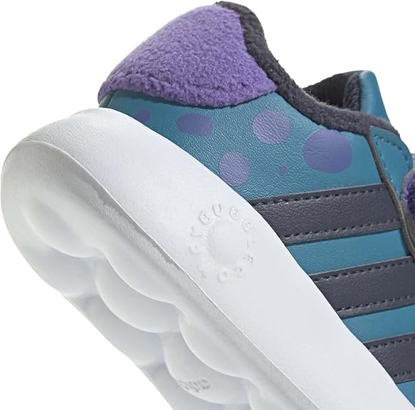 Adidas X Grand Court Sulley 2.0. Active Teal/Legend Ink/Purple Rush. Lateral view.