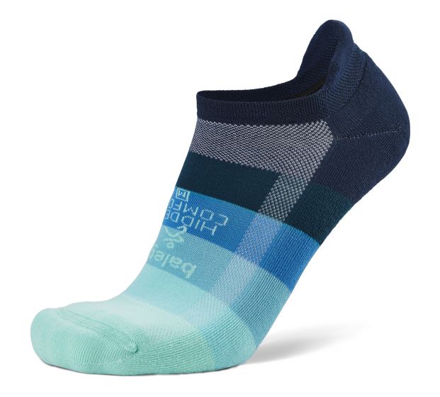 Balega Hidden Comfort. Blue Stripped. 