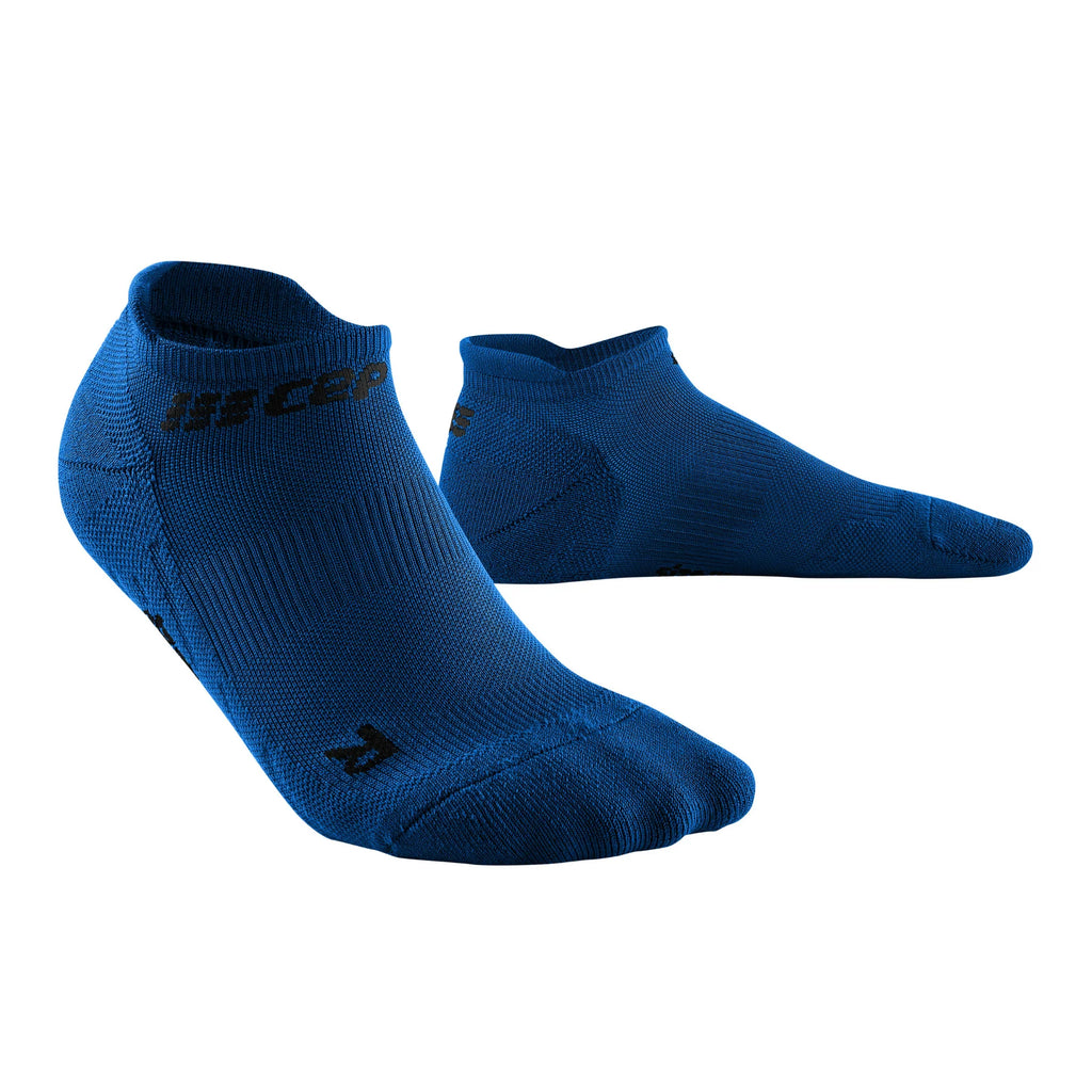 Men's CEP The Run Sock 4.0 No Show. Blue.