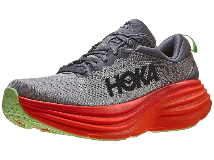 Hoka | Bondi 8 | Men's | Castlerock/Flame – Confluence Running Company