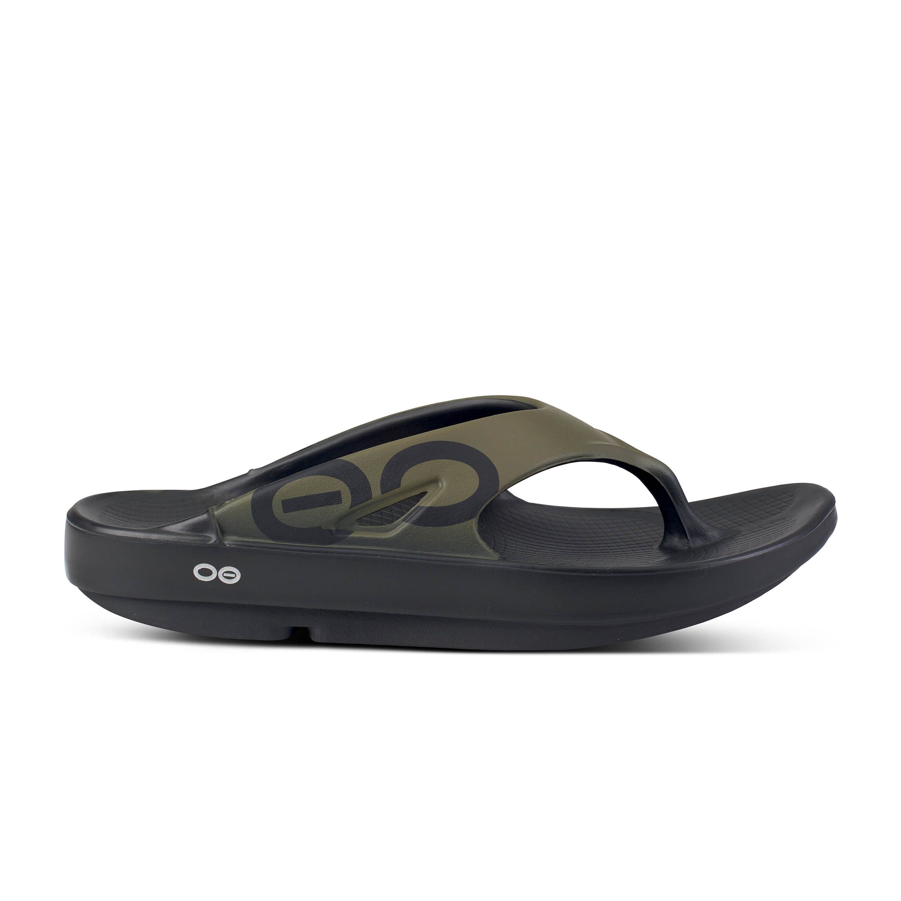 Oofos | Ooriginal Sport Thong | Tactical Green – Confluence Running Company