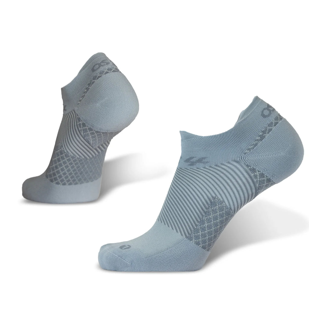 OS1st Plantar Fasciitis Socks. No Show. Grey.