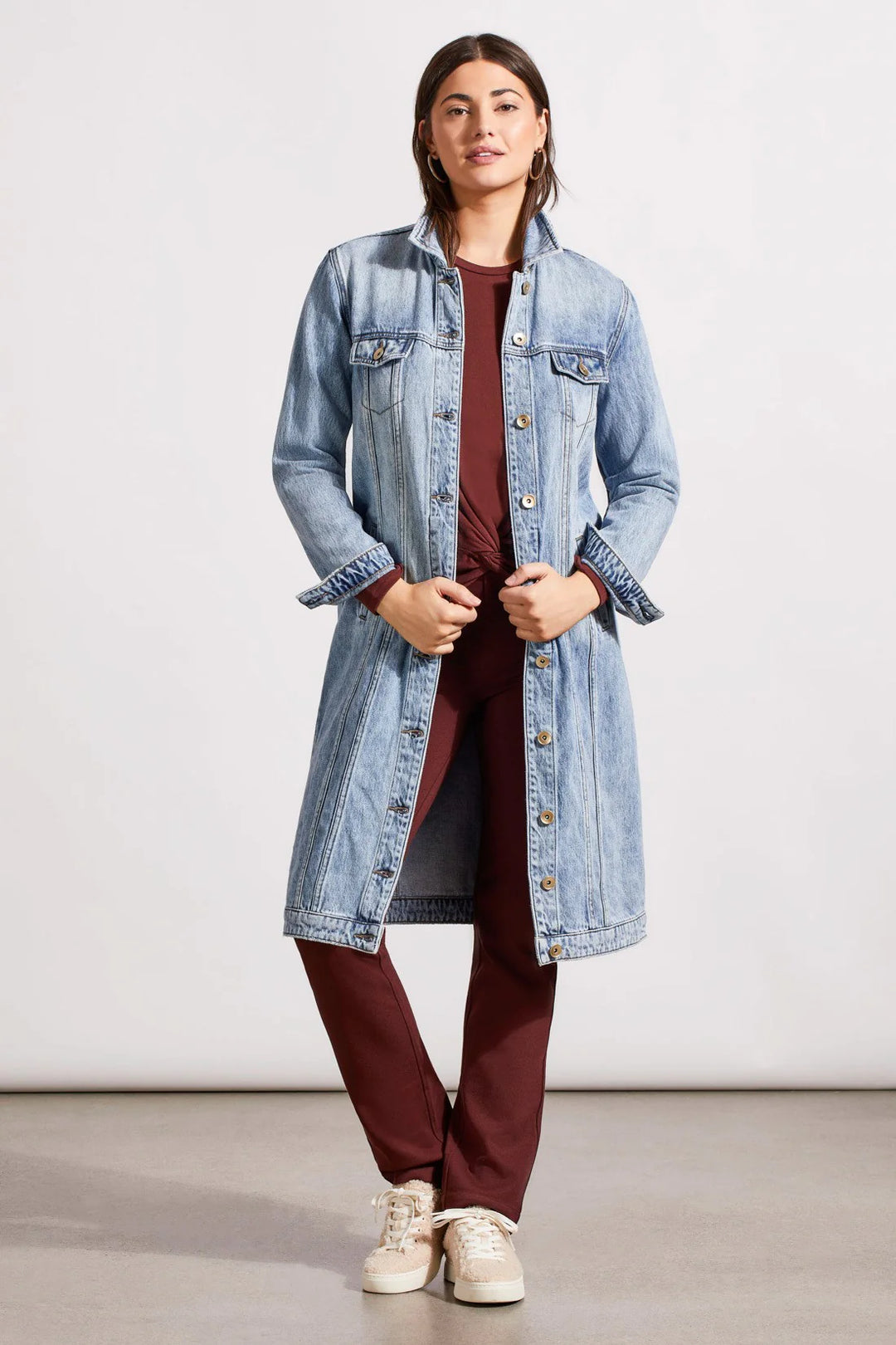 Blue duster jacket hot sale