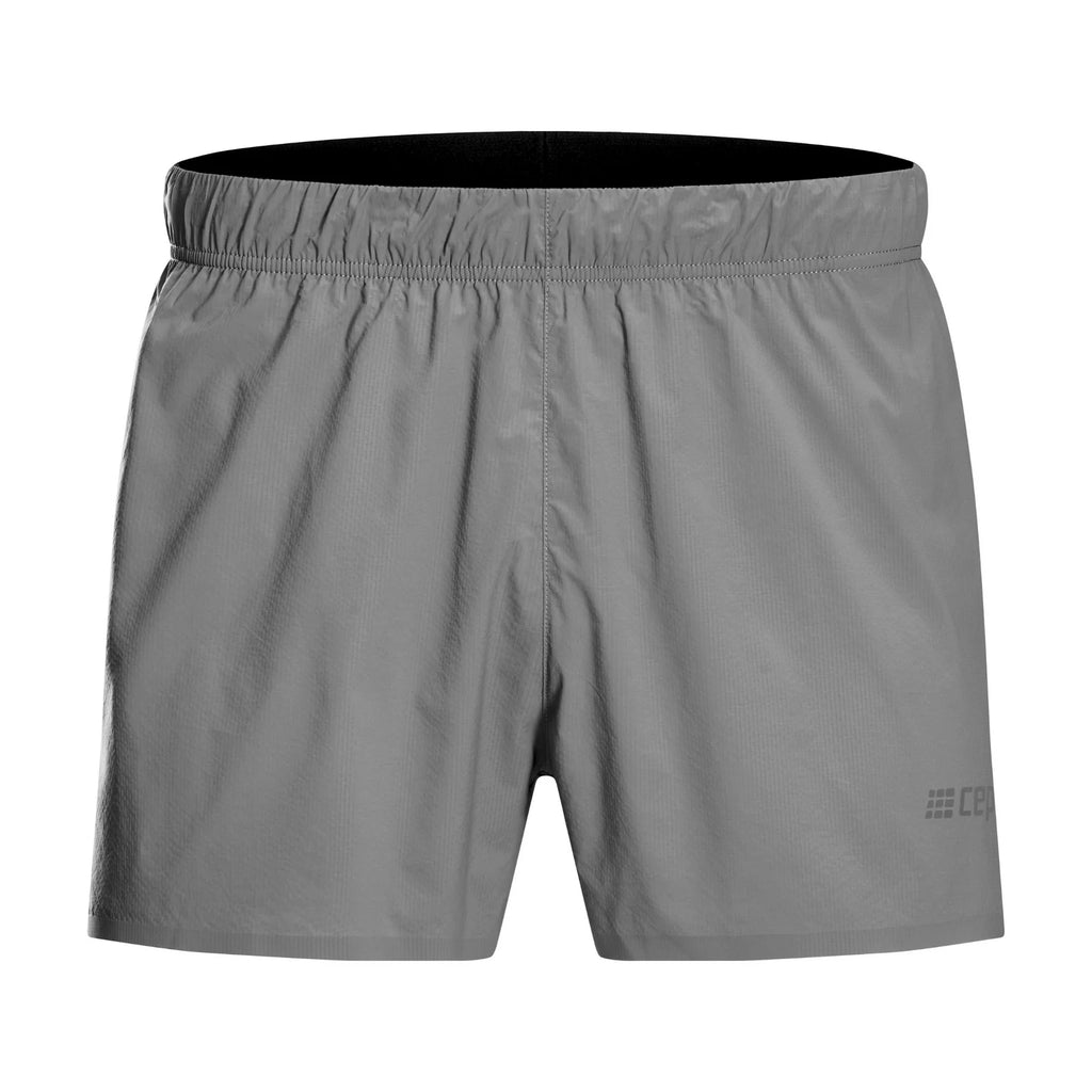 Men's CEP Ultralight Shorts. Grey. Front view.