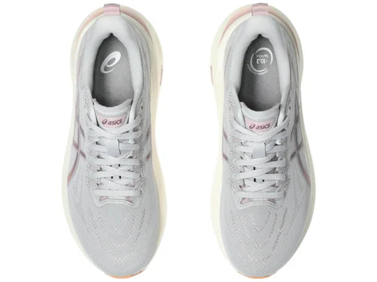 Women's Asics GT 2000 13. Grey upper. White midsole. Top view.