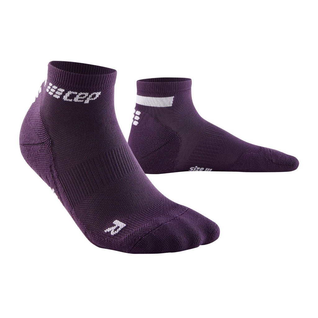 Women's CEP The Run 4.0 Low Cut Socks. Violet.