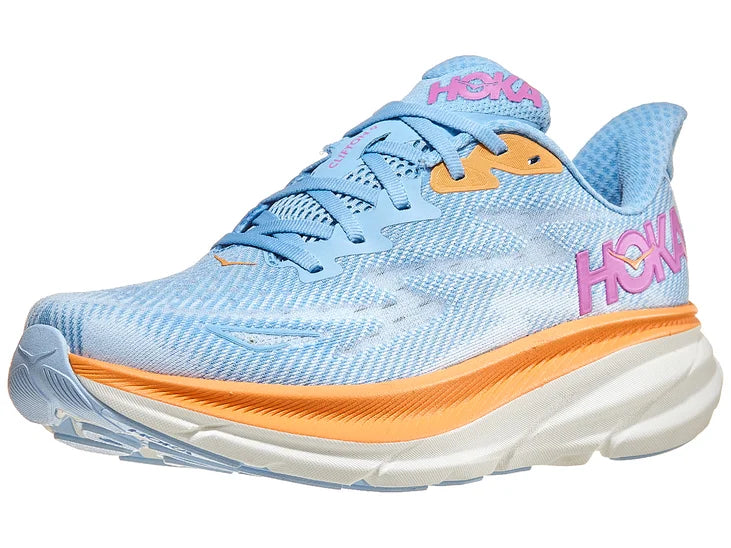 Hoka | Clifton 9 | Women's | Airy Blue/Ice Water – Confluence Running ...