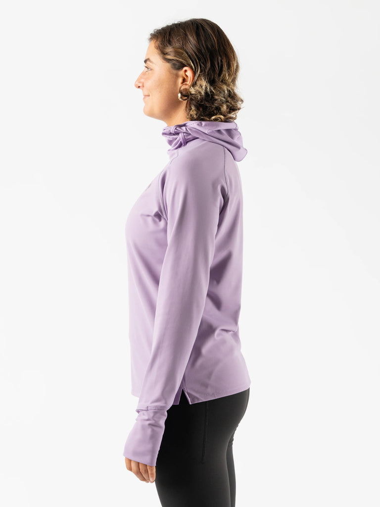 Women's rabbit Cocoon 2.0. Light Purple. Lateral view.