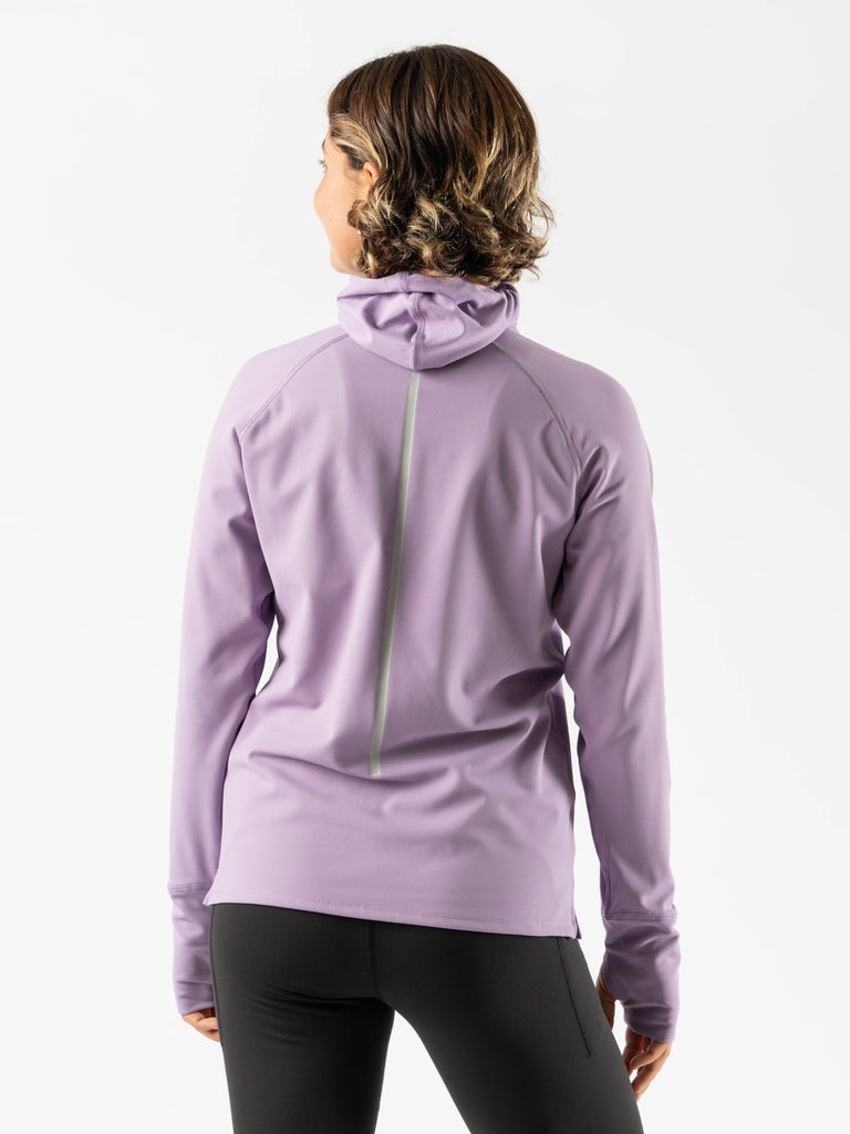 Women's rabbit Cocoon 2.0. Light Purple. Rear view.