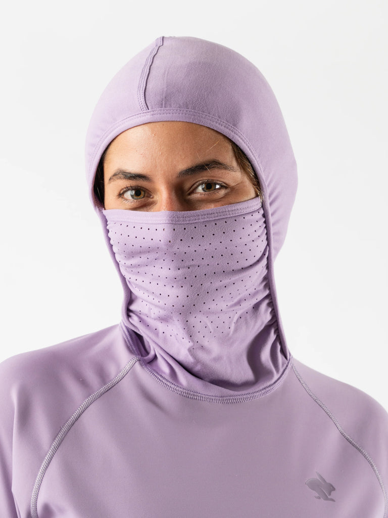 Women's rabbit Cocoon 2.0. Light Purple. Front view.