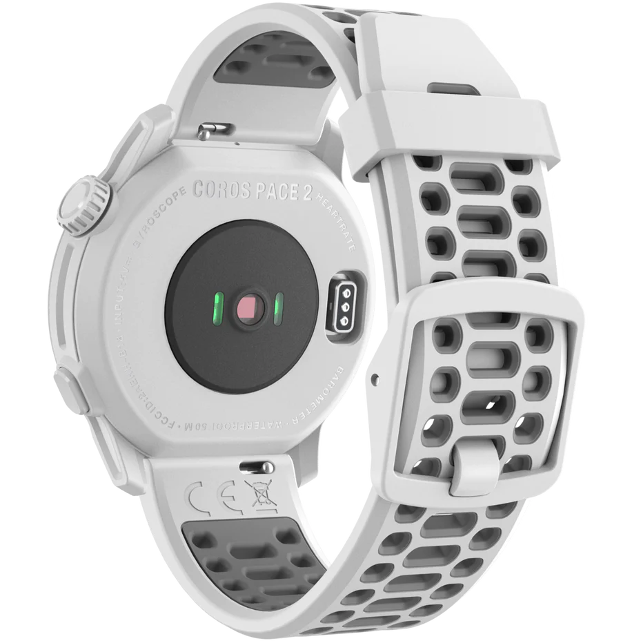 COROS PACE 2 Premium GPS Sport Watch - Bracelet en silicone Blue Steel
